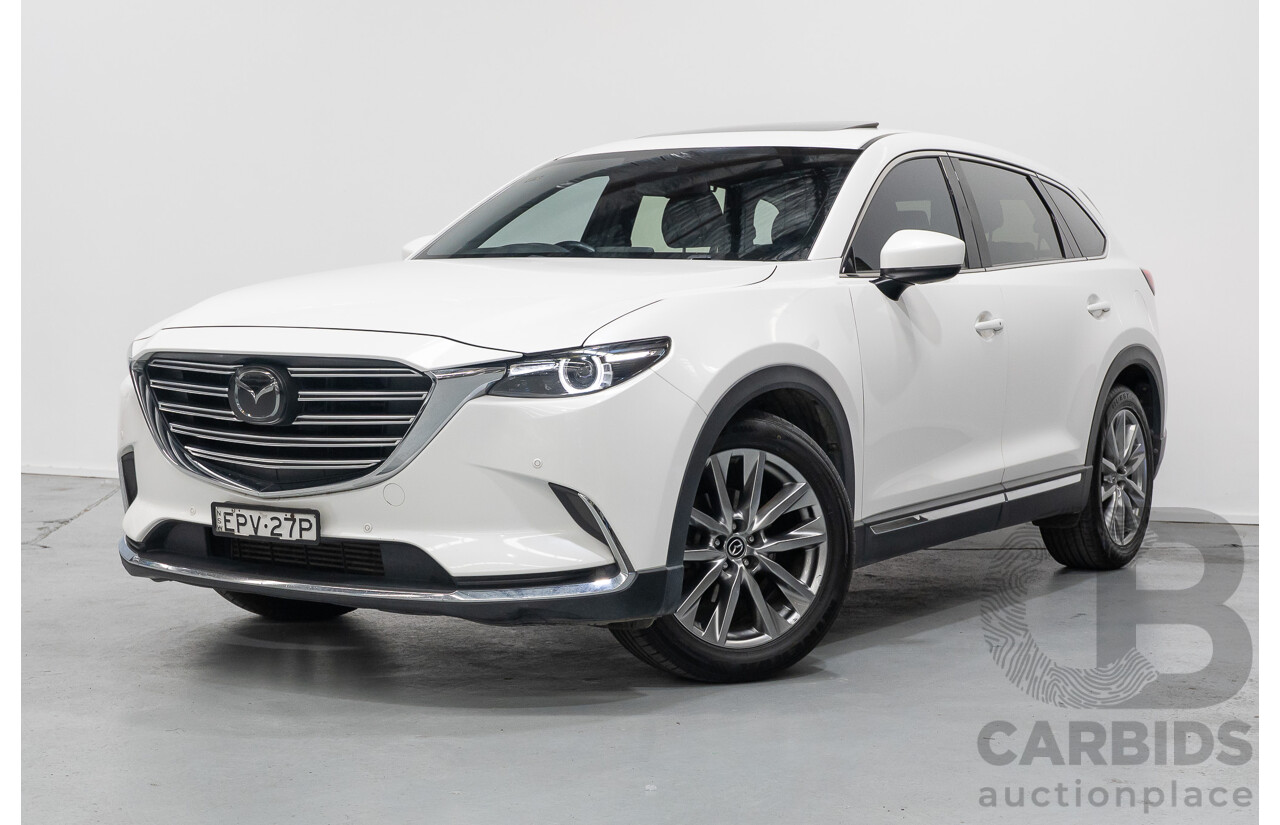 09/2017 Mazda CX-9 Azami (AWD) MY18 4D Wagon Snowflake White Pearl 2.5L - 7 Seats