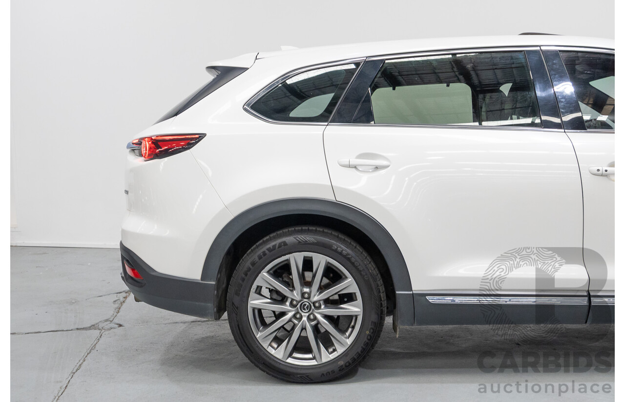 09/2017 Mazda CX-9 Azami (AWD) MY18 4D Wagon Snowflake White Pearl 2.5L - 7 Seats