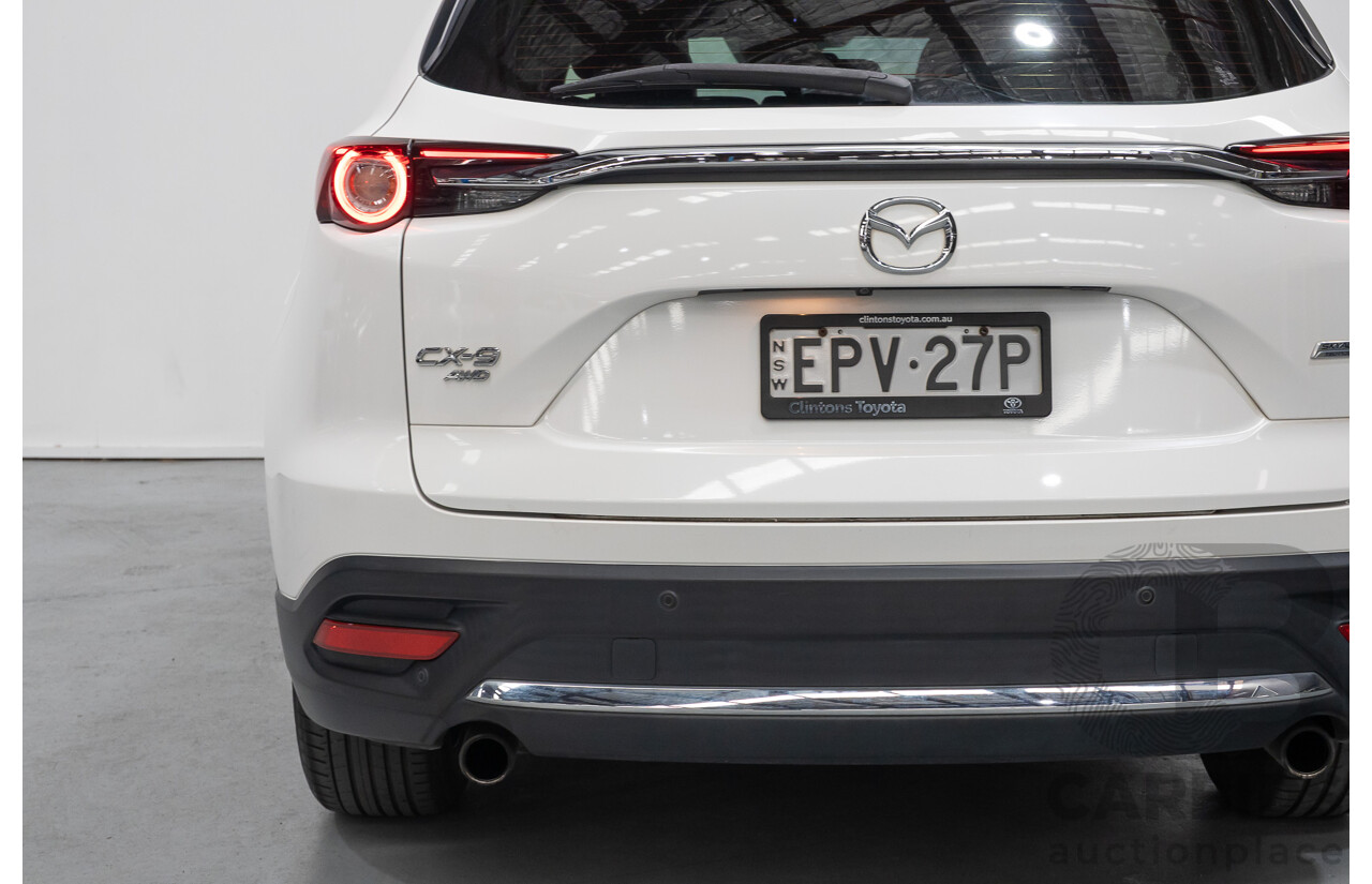 09/2017 Mazda CX-9 Azami (AWD) MY18 4D Wagon Snowflake White Pearl 2.5L - 7 Seats