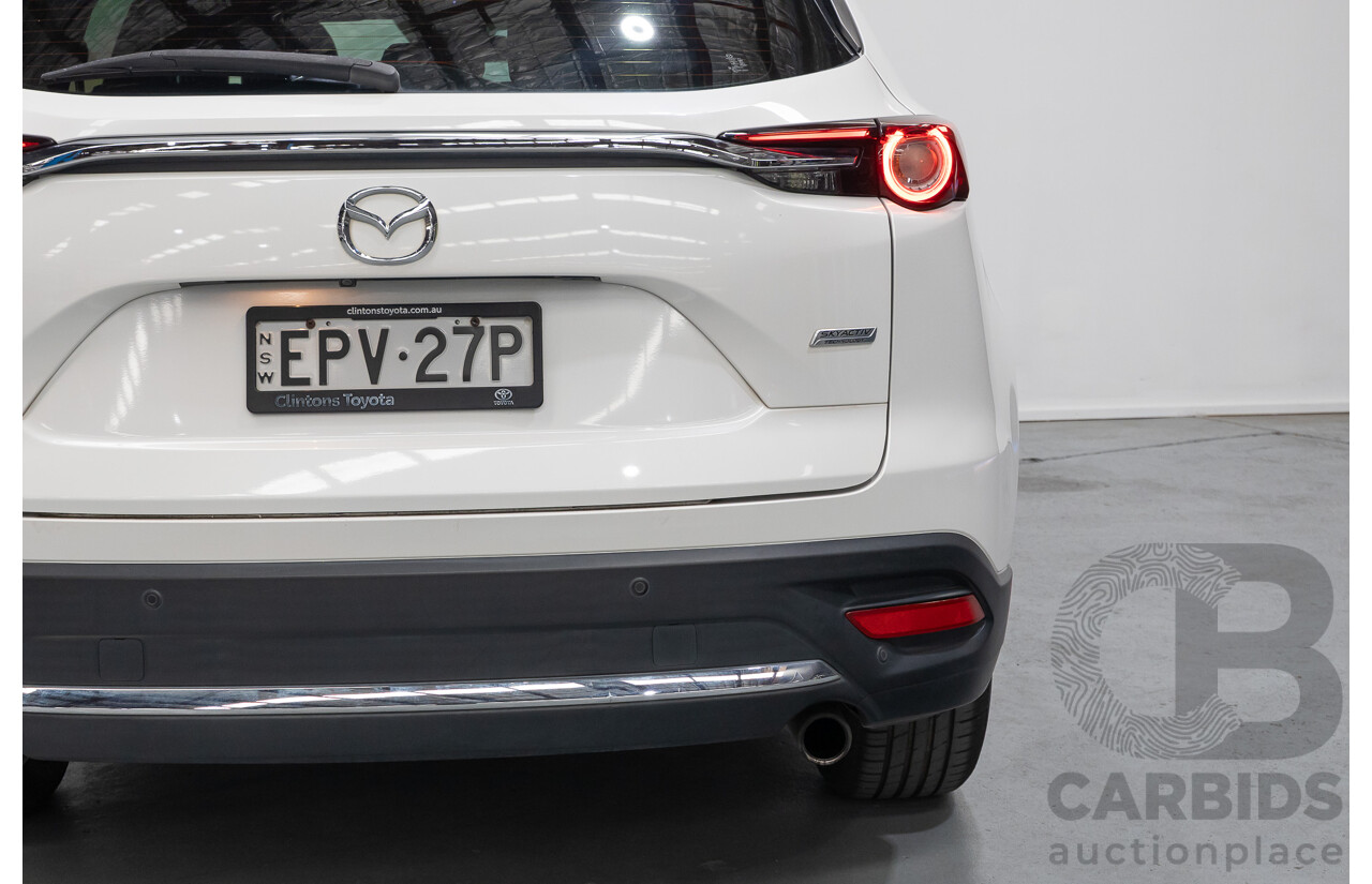 09/2017 Mazda CX-9 Azami (AWD) MY18 4D Wagon Snowflake White Pearl 2.5L - 7 Seats