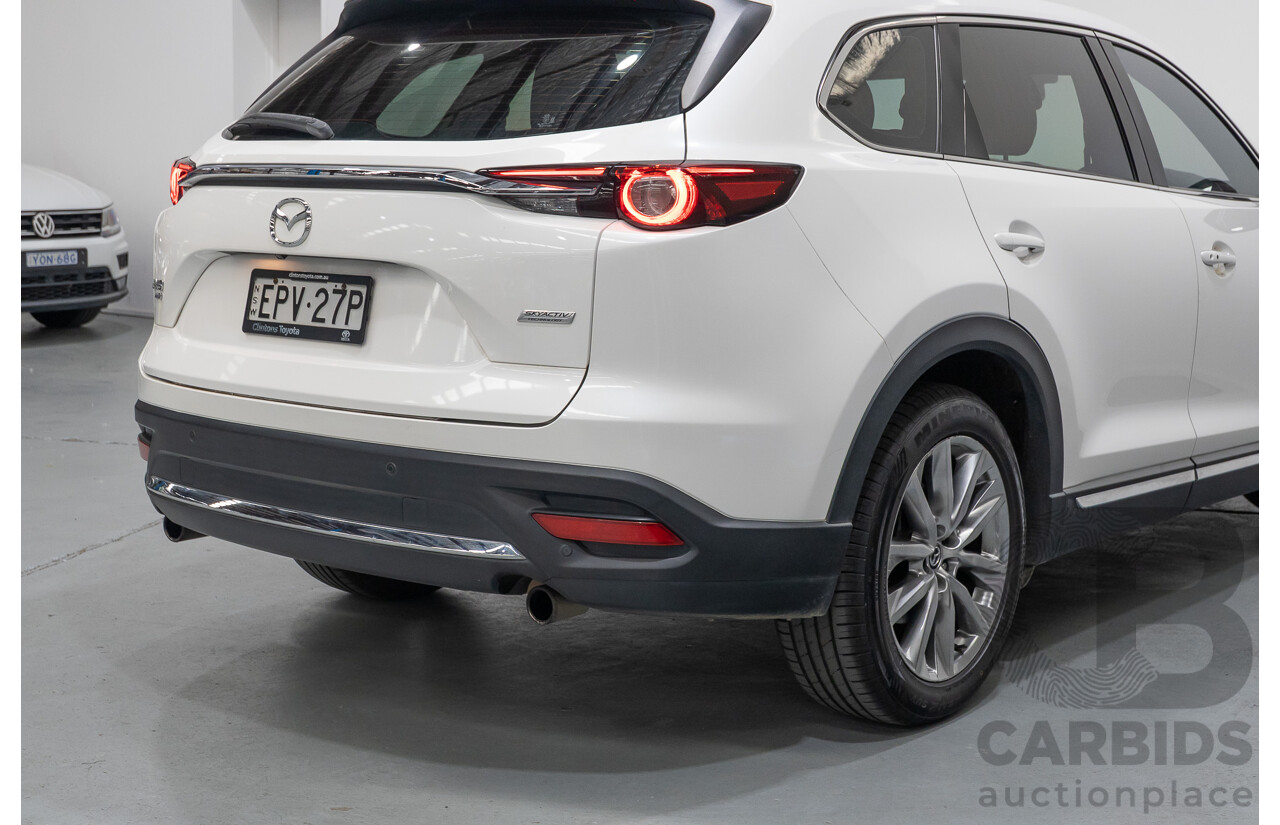 09/2017 Mazda CX-9 Azami (AWD) MY18 4D Wagon Snowflake White Pearl 2.5L - 7 Seats