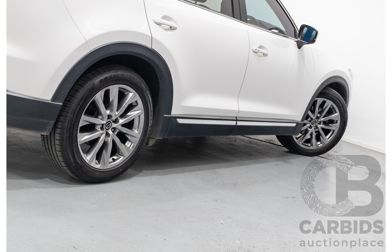09/2017 Mazda CX-9 Azami (AWD) MY18 4D Wagon Snowflake White Pearl 2.5L - 7 Seats