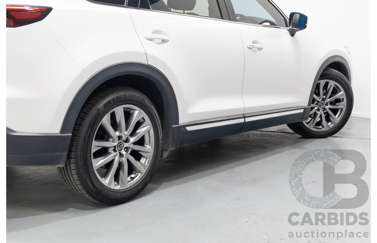 09/2017 Mazda CX-9 Azami (AWD) MY18 4D Wagon Snowflake White Pearl 2.5L - 7 Seats