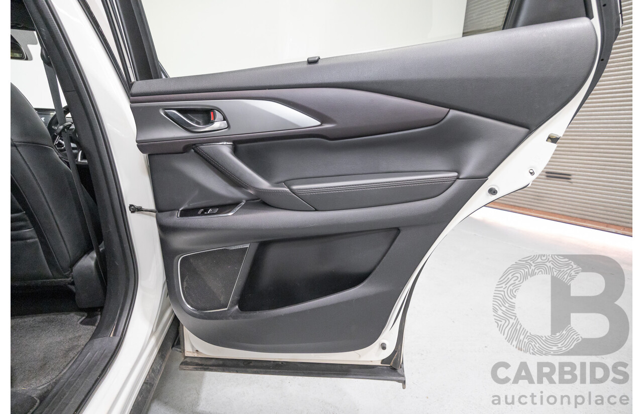 09/2017 Mazda CX-9 Azami (AWD) MY18 4D Wagon Snowflake White Pearl 2.5L - 7 Seats