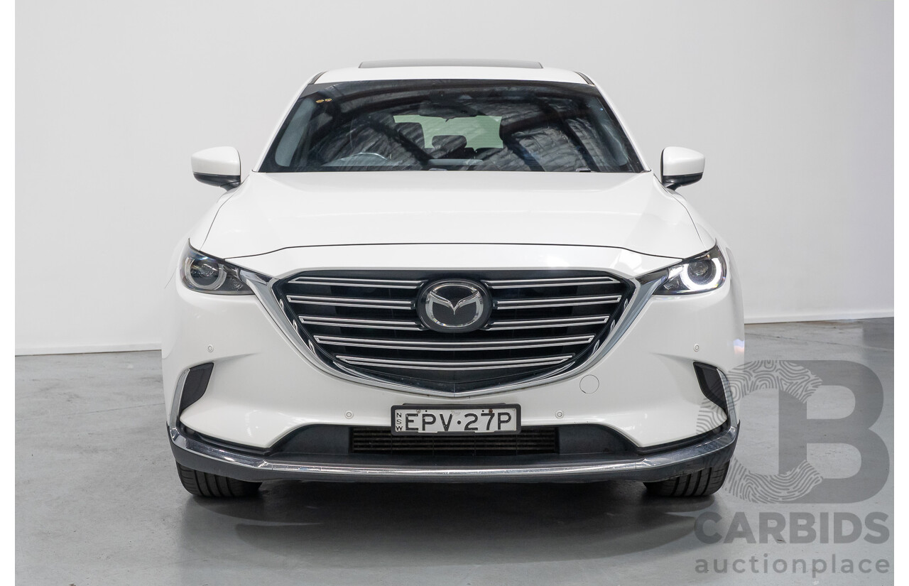 09/2017 Mazda CX-9 Azami (AWD) MY18 4D Wagon Snowflake White Pearl 2.5L - 7 Seats