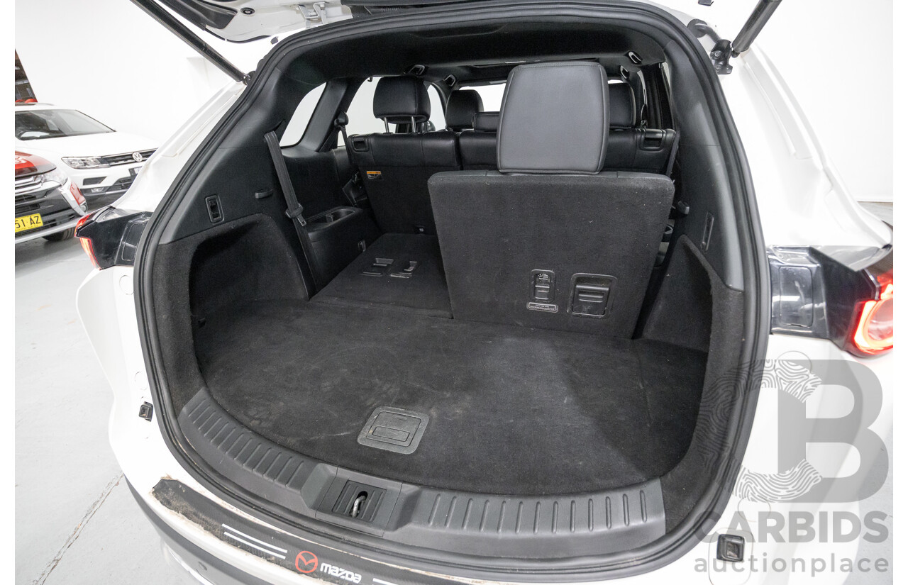09/2017 Mazda CX-9 Azami (AWD) MY18 4D Wagon Snowflake White Pearl 2.5L - 7 Seats