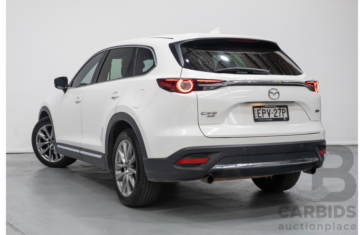 09/2017 Mazda CX-9 Azami (AWD) MY18 4D Wagon Snowflake White Pearl 2.5L - 7 Seats
