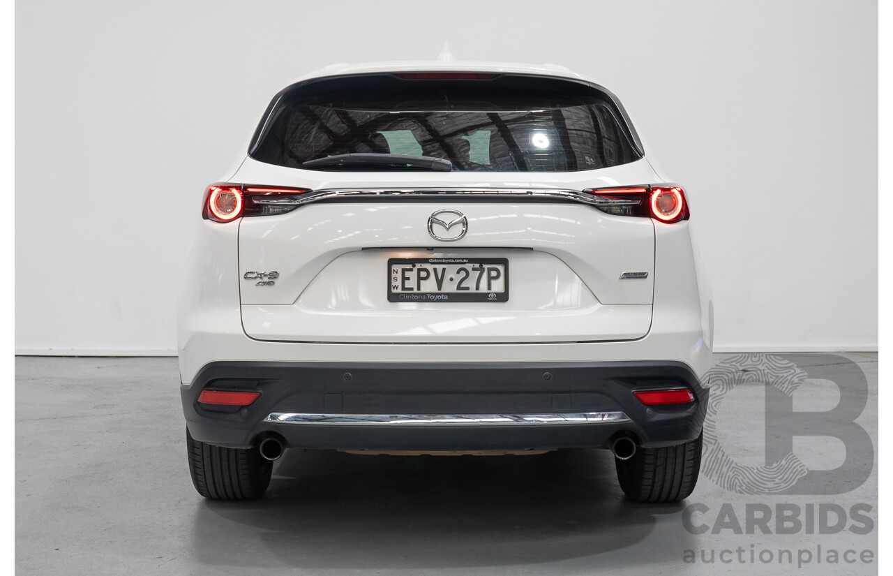 09/2017 Mazda CX-9 Azami (AWD) MY18 4D Wagon Snowflake White Pearl 2.5L - 7 Seats