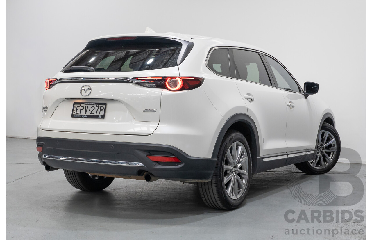 09/2017 Mazda CX-9 Azami (AWD) MY18 4D Wagon Snowflake White Pearl 2.5L - 7 Seats