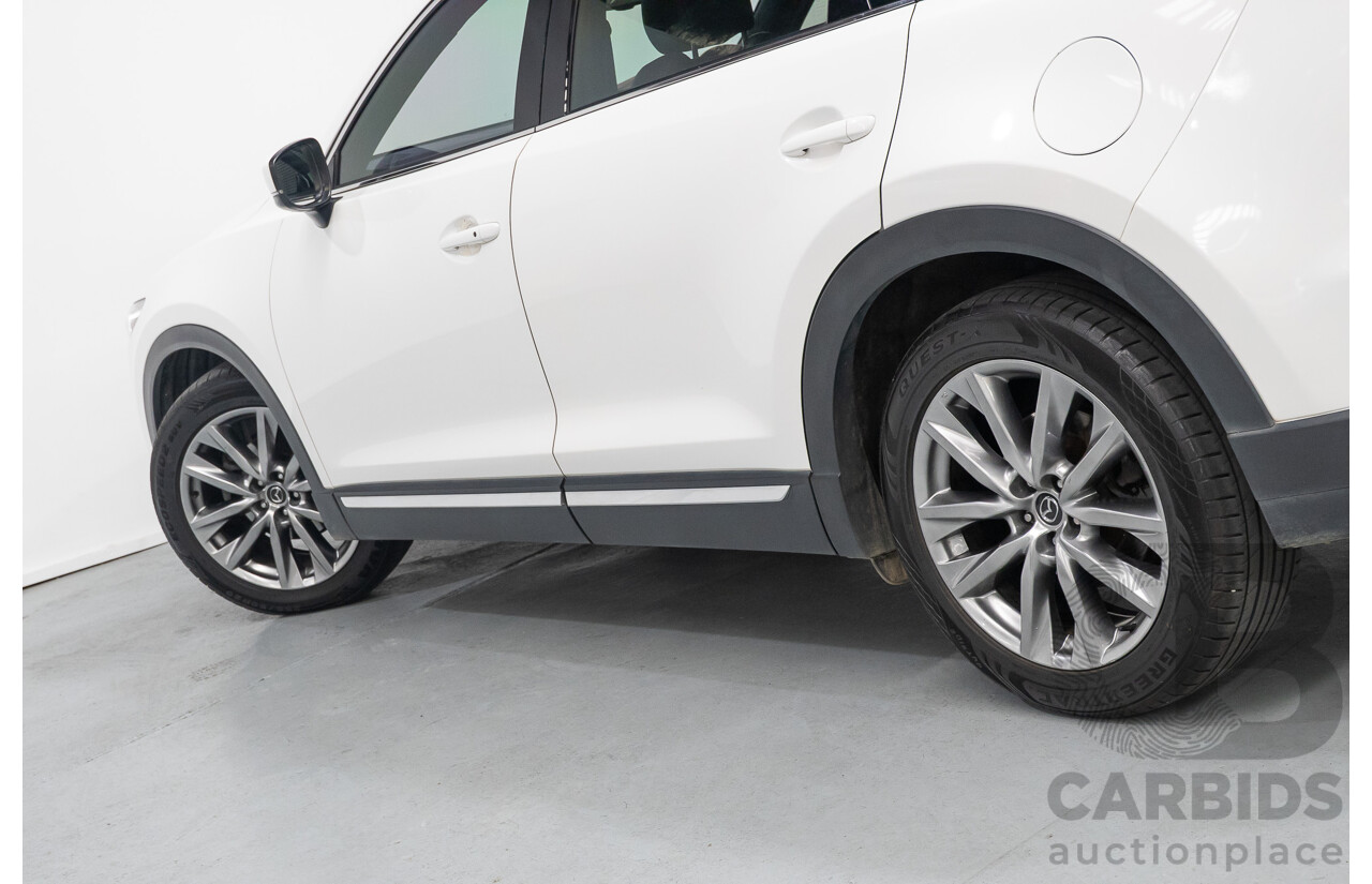 09/2017 Mazda CX-9 Azami (AWD) MY18 4D Wagon Snowflake White Pearl 2.5L - 7 Seats