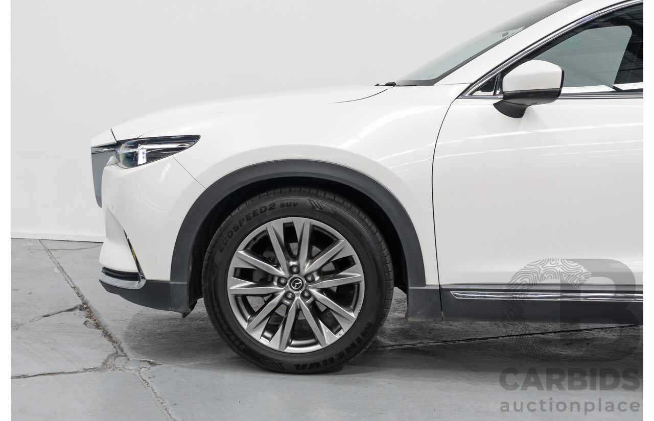 09/2017 Mazda CX-9 Azami (AWD) MY18 4D Wagon Snowflake White Pearl 2.5L - 7 Seats
