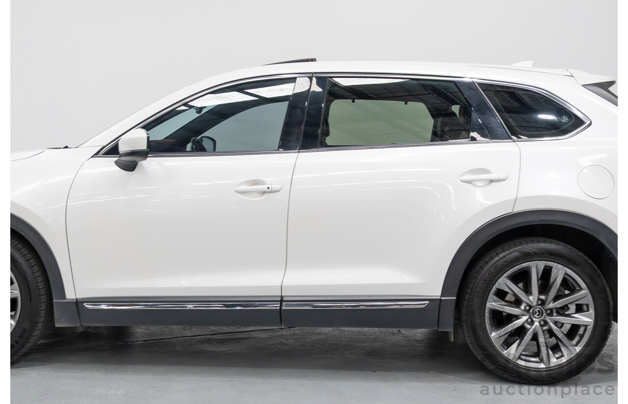 09/2017 Mazda CX-9 Azami (AWD) MY18 4D Wagon Snowflake White Pearl 2.5L - 7 Seats