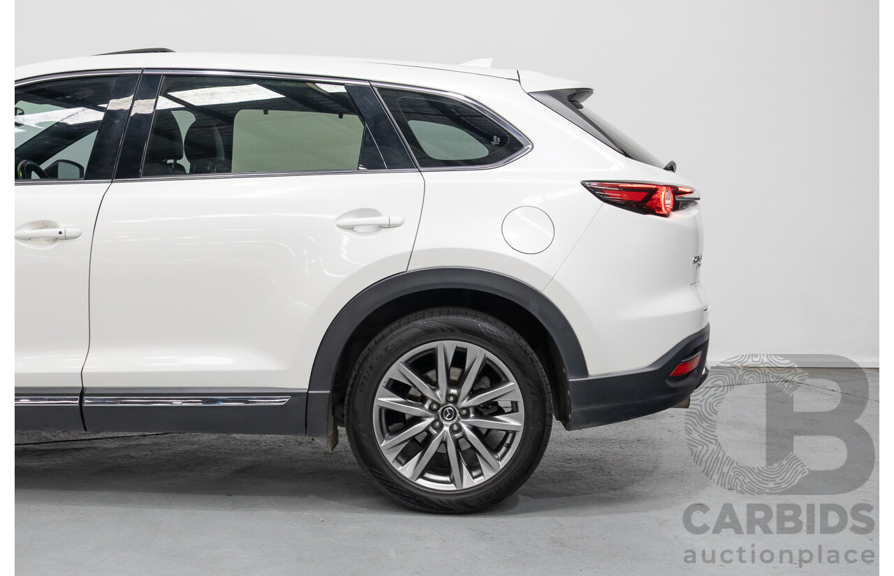 09/2017 Mazda CX-9 Azami (AWD) MY18 4D Wagon Snowflake White Pearl 2.5L - 7 Seats