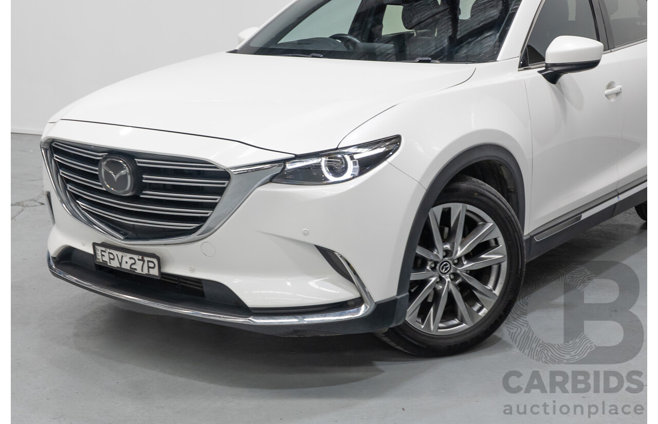 09/2017 Mazda CX-9 Azami (AWD) MY18 4D Wagon Snowflake White Pearl 2.5L - 7 Seats