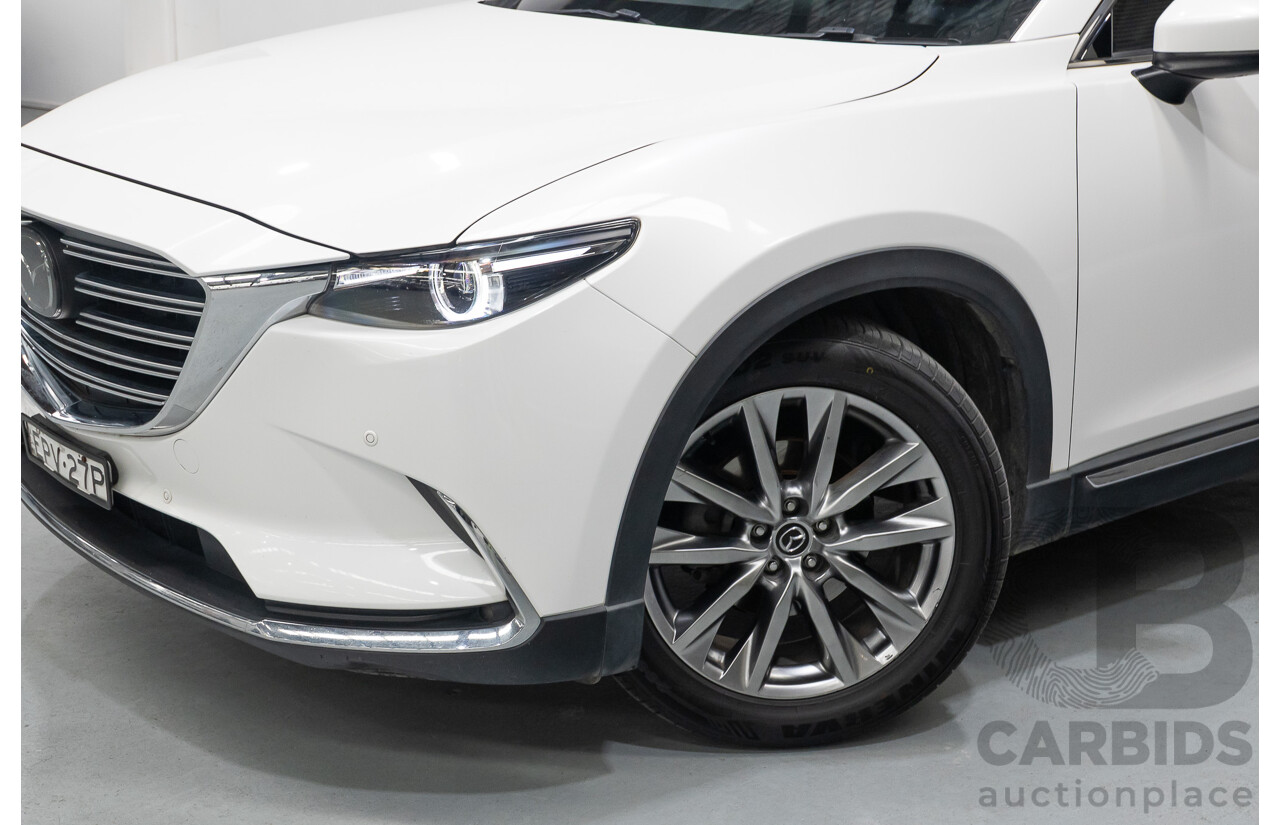 09/2017 Mazda CX-9 Azami (AWD) MY18 4D Wagon Snowflake White Pearl 2.5L - 7 Seats