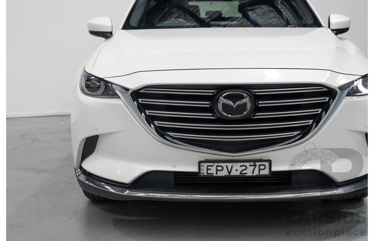 09/2017 Mazda CX-9 Azami (AWD) MY18 4D Wagon Snowflake White Pearl 2.5L - 7 Seats