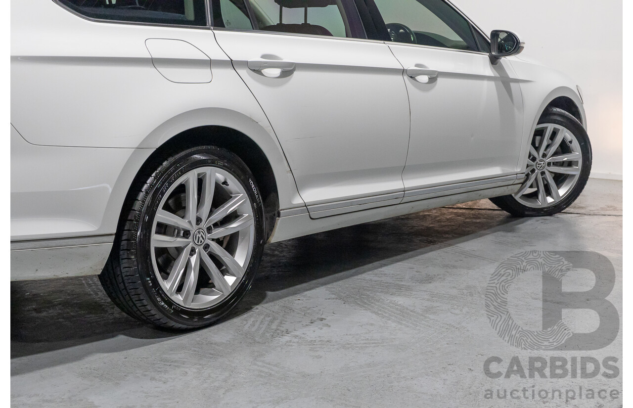 01/2016 Volkswagen Passat 140 TDI Highline 3C MY16 4D Wagon Pure White Turbo Diesel 2.0L
