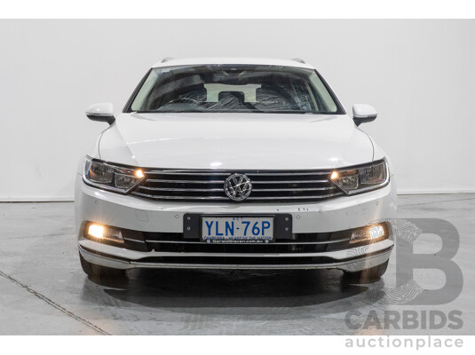 01/2016 Volkswagen Passat 140 TDI Highline 3C MY16 4D Wagon Pure White Turbo Diesel 2.0L