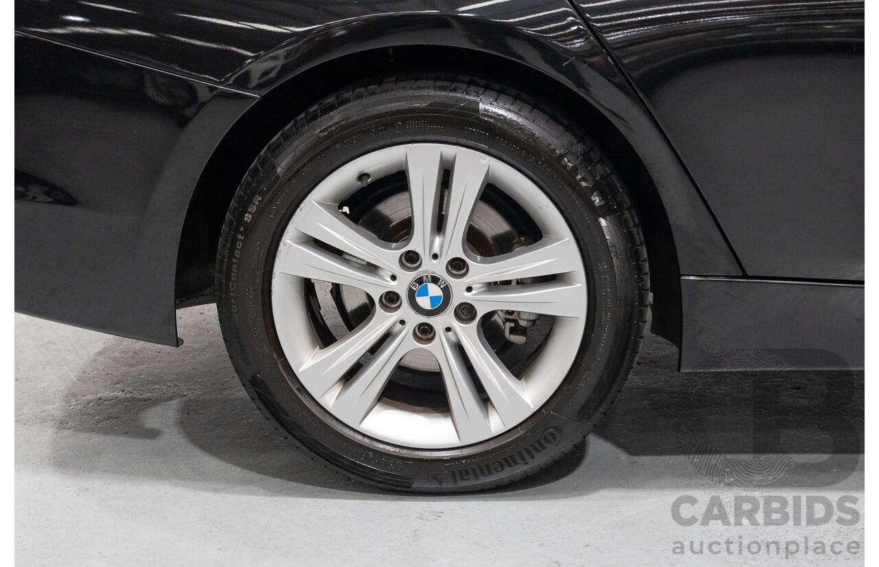 1/2013 BMW 320d Sport F30 4d Sedan Black Sapphire Metallic Turbo Diesel 2.0L