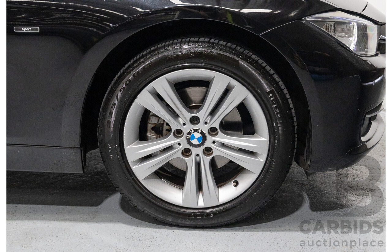 1/2013 BMW 320d Sport F30 4d Sedan Black Sapphire Metallic Turbo Diesel 2.0L