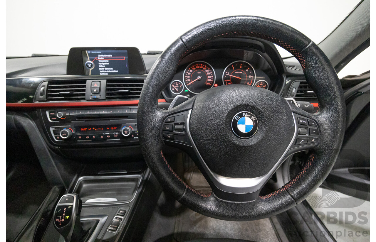 1/2013 BMW 320d Sport F30 4d Sedan Black Sapphire Metallic Turbo Diesel 2.0L