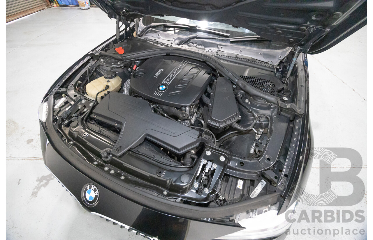 1/2013 BMW 320d Sport F30 4d Sedan Black Sapphire Metallic Turbo Diesel 2.0L
