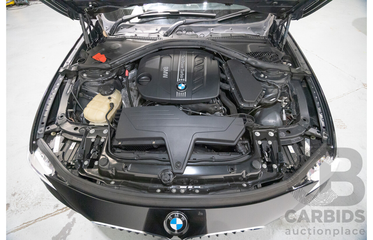 1/2013 BMW 320d Sport F30 4d Sedan Black Sapphire Metallic Turbo Diesel 2.0L