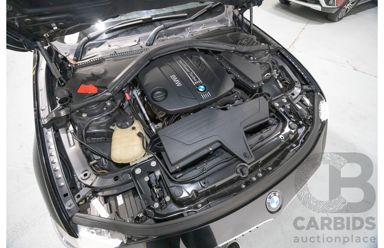 1/2013 BMW 320d Sport F30 4d Sedan Black Sapphire Metallic Turbo Diesel 2.0L