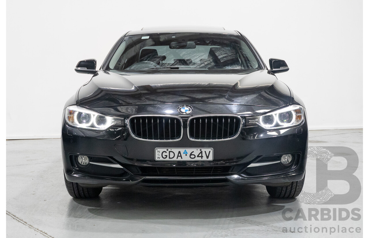 1/2013 BMW 320d Sport F30 4d Sedan Black Sapphire Metallic Turbo Diesel 2.0L