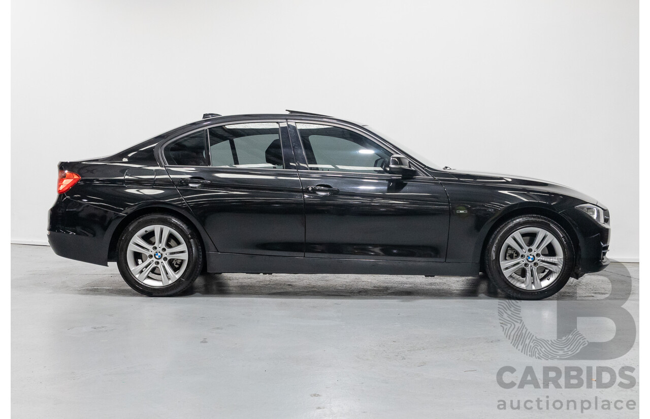 1/2013 BMW 320d Sport F30 4d Sedan Black Sapphire Metallic Turbo Diesel 2.0L