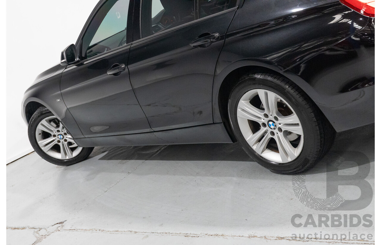 1/2013 BMW 320d Sport F30 4d Sedan Black Sapphire Metallic Turbo Diesel 2.0L
