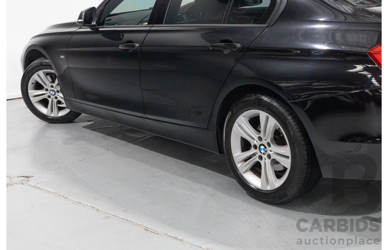 1/2013 BMW 320d Sport F30 4d Sedan Black Sapphire Metallic Turbo Diesel 2.0L