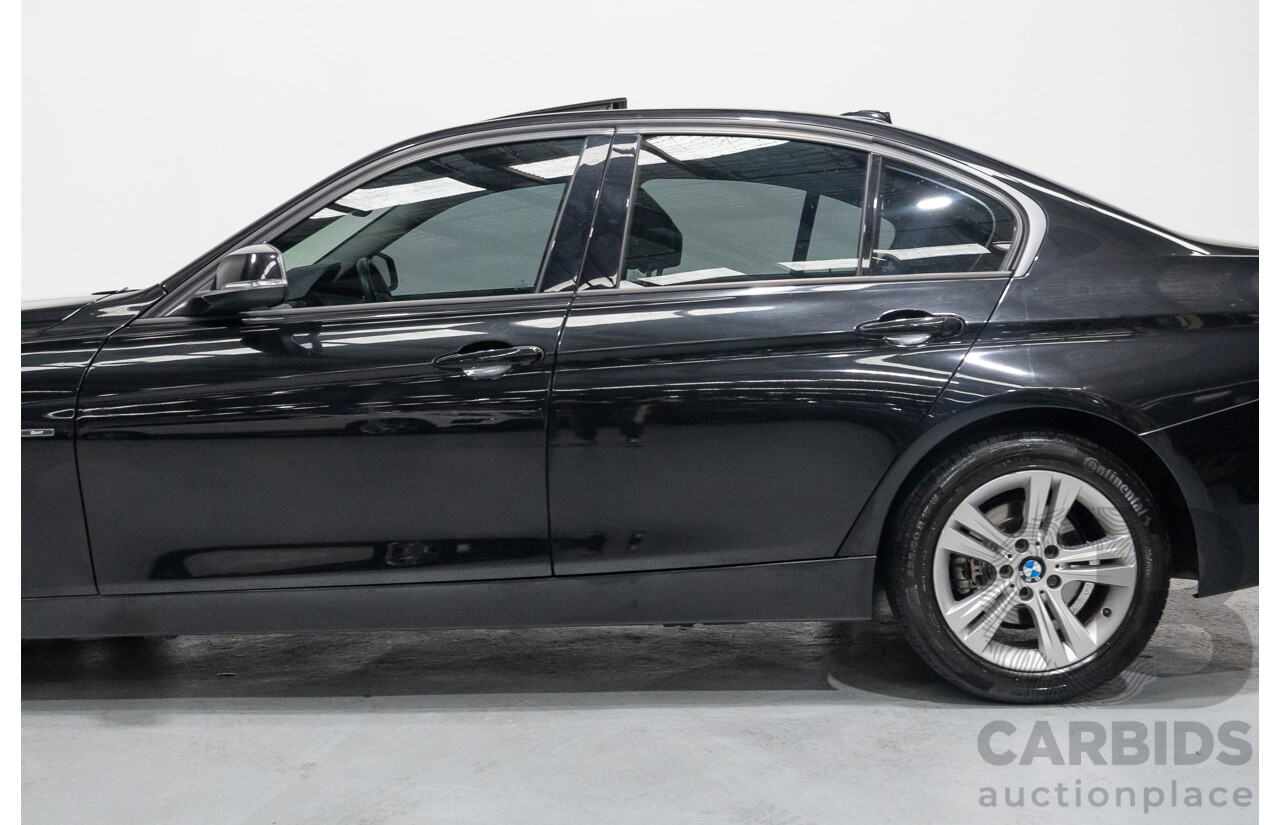 1/2013 BMW 320d Sport F30 4d Sedan Black Sapphire Metallic Turbo Diesel 2.0L