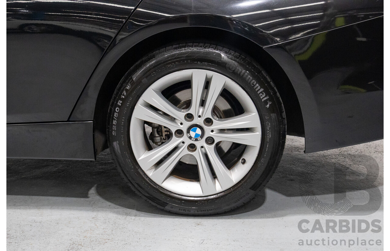 1/2013 BMW 320d Sport F30 4d Sedan Black Sapphire Metallic Turbo Diesel 2.0L