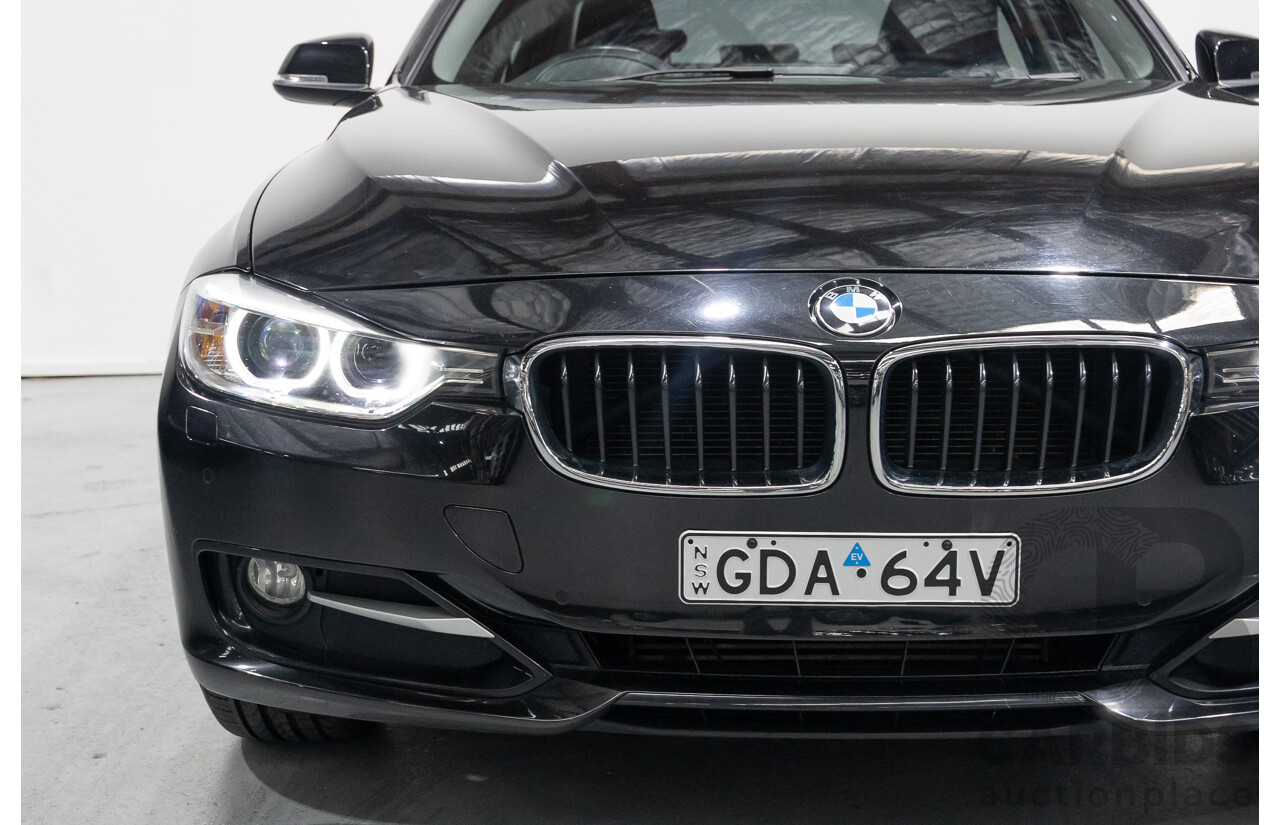 1/2013 BMW 320d Sport F30 4d Sedan Black Sapphire Metallic Turbo Diesel 2.0L