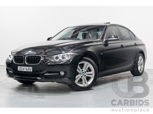 1/2013 BMW 320d Sport F30 4d Sedan Black Sapphire Metallic Turbo Diesel 2.0L