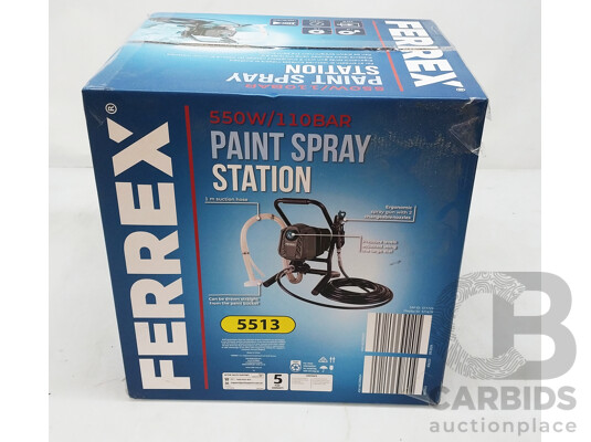 Ferrex 550W 110Bar Paint Spray Station