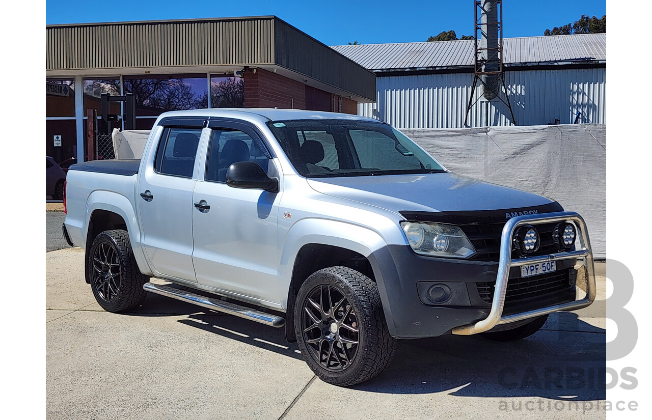 09/2011 Volkswagen Amarok Tdi340 (4x2) 2H Dual Cab Utility Silver 2.0L