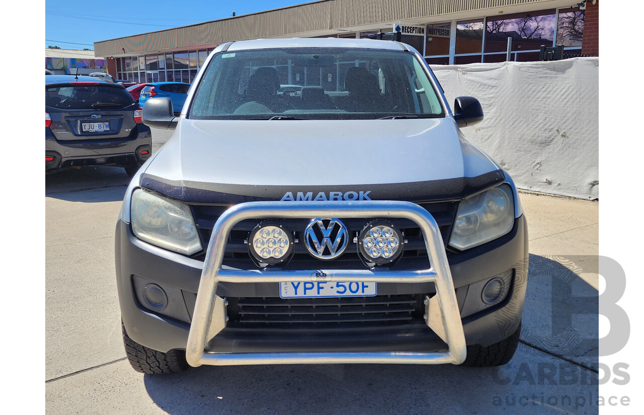 09/2011 Volkswagen Amarok Tdi340 (4x2) 2H Dual Cab Utility Silver 2.0L