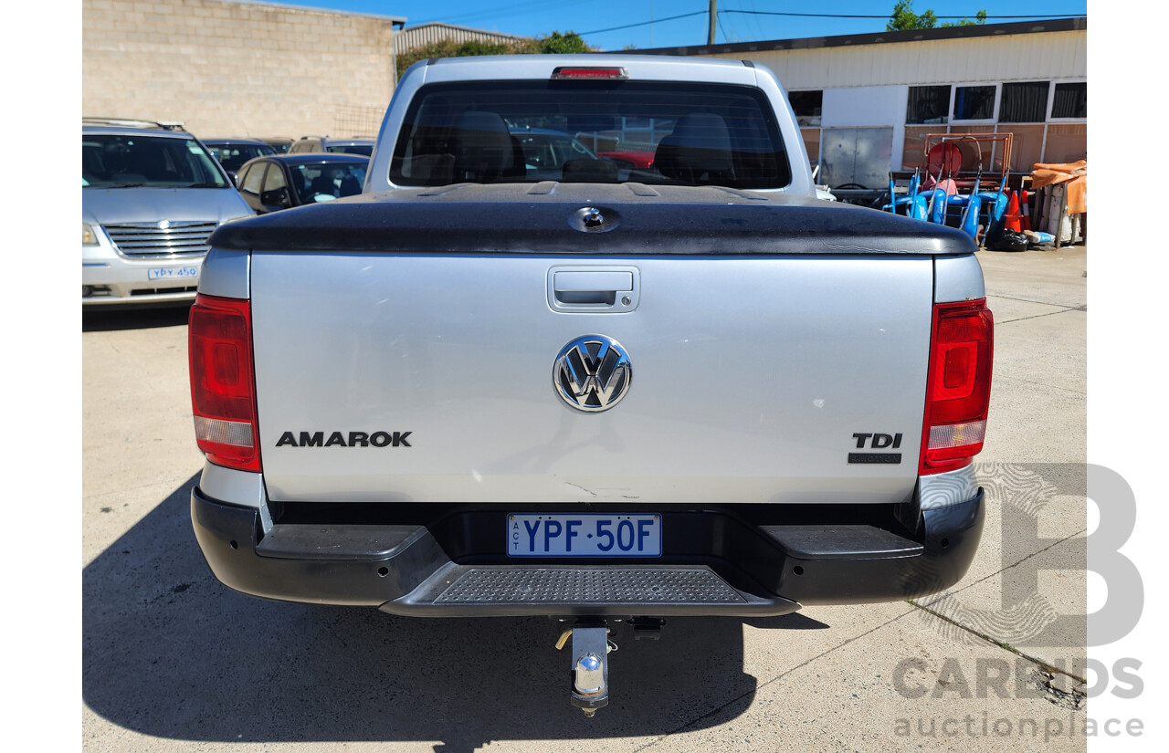 09/2011 Volkswagen Amarok Tdi340 (4x2) 2H Dual Cab Utility Silver 2.0L