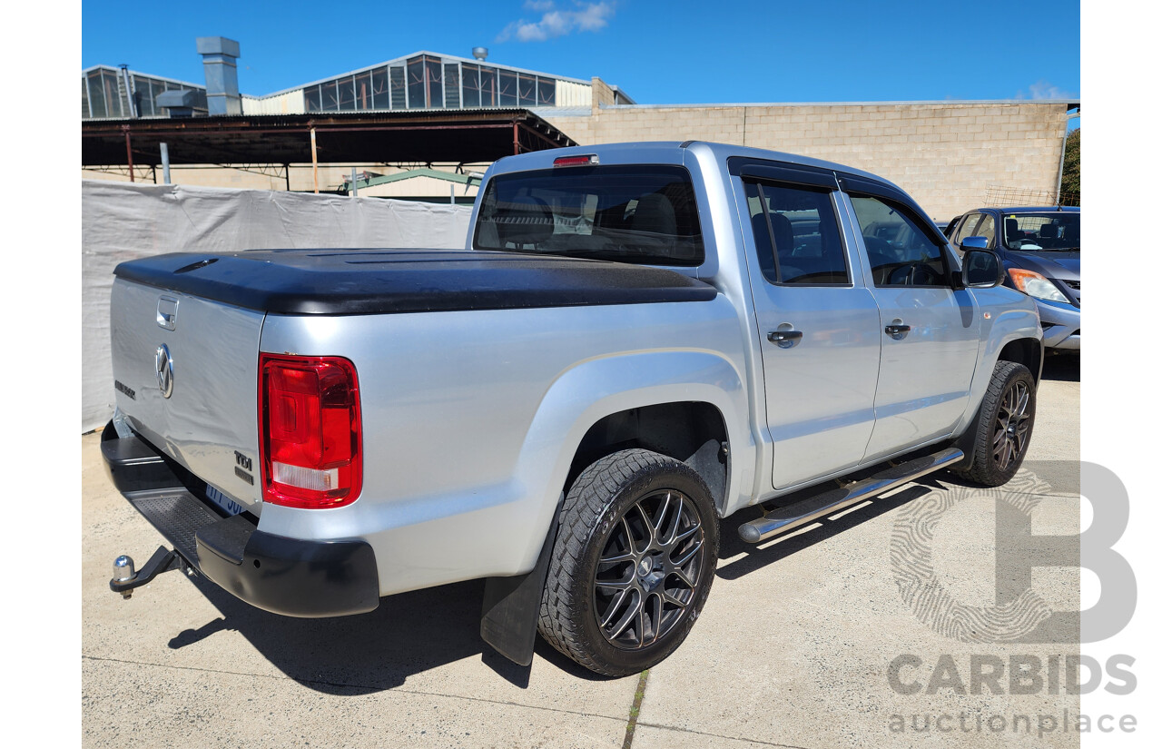 09/2011 Volkswagen Amarok Tdi340 (4x2) 2H Dual Cab Utility Silver 2.0L