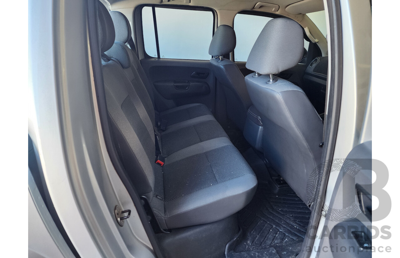 09/2011 Volkswagen Amarok Tdi340 (4x2) 2H Dual Cab Utility Silver 2.0L