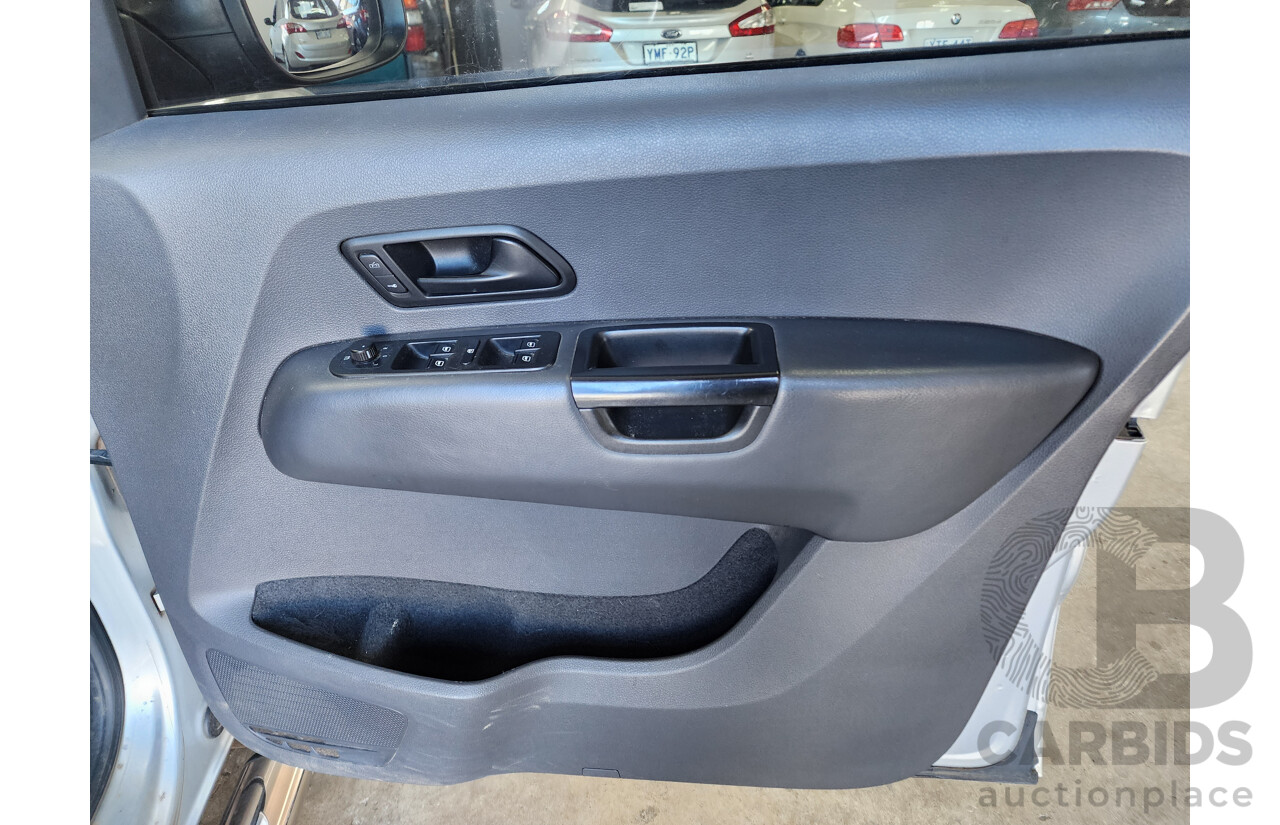 09/2011 Volkswagen Amarok Tdi340 (4x2) 2H Dual Cab Utility Silver 2.0L