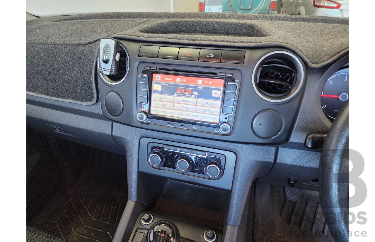 09/2011 Volkswagen Amarok Tdi340 (4x2) 2H Dual Cab Utility Silver 2.0L