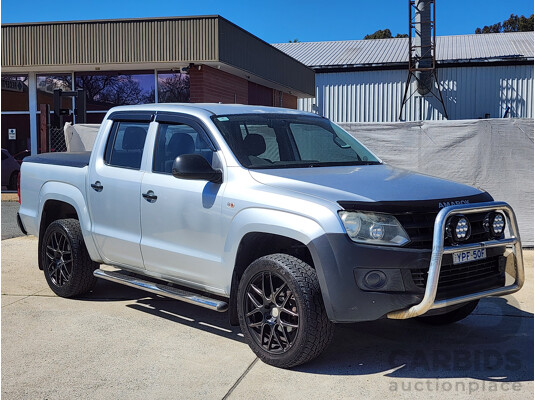 09/2011 Volkswagen Amarok Tdi340 (4x2) 2H Dual Cab Utility Silver 2.0L