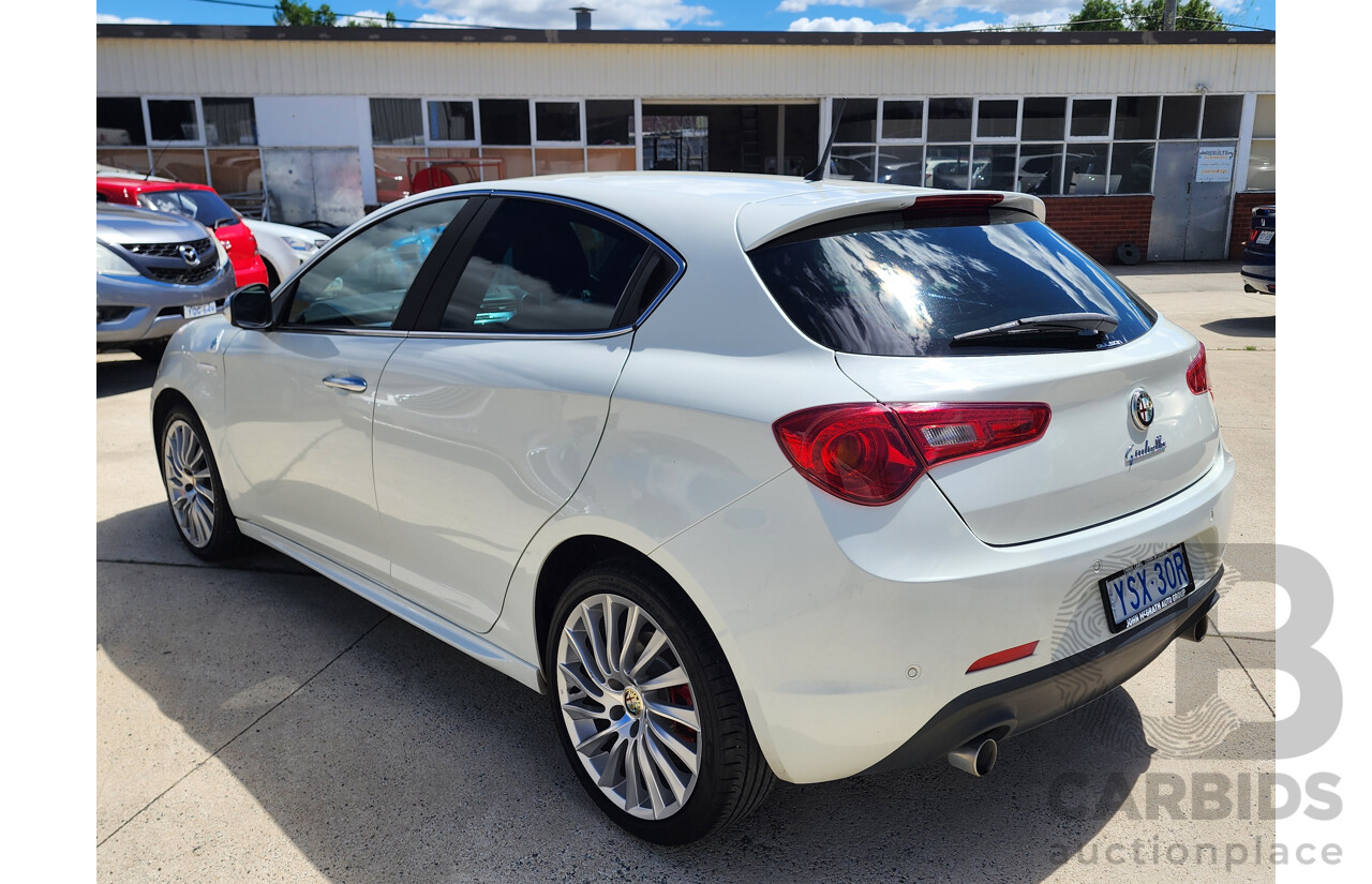 11/2012 Alfa Romeo Giulietta 2.0 Jtd-M 5d Hatchback White 2.0L