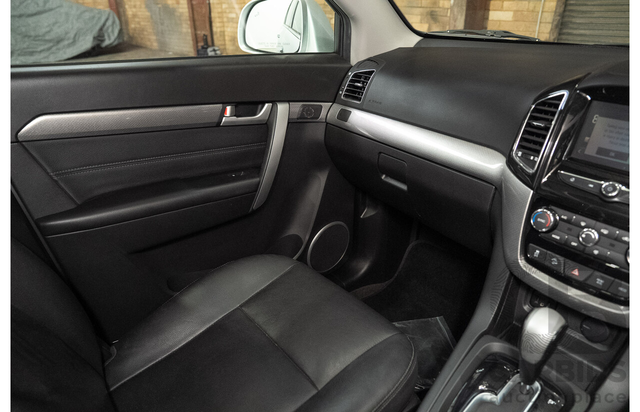 08/2017 Holden Captiva 7 LTZ (AWD) CG MY18 4d Wagon Nitrate Silver Metallic Turbo Diesel 2.2L