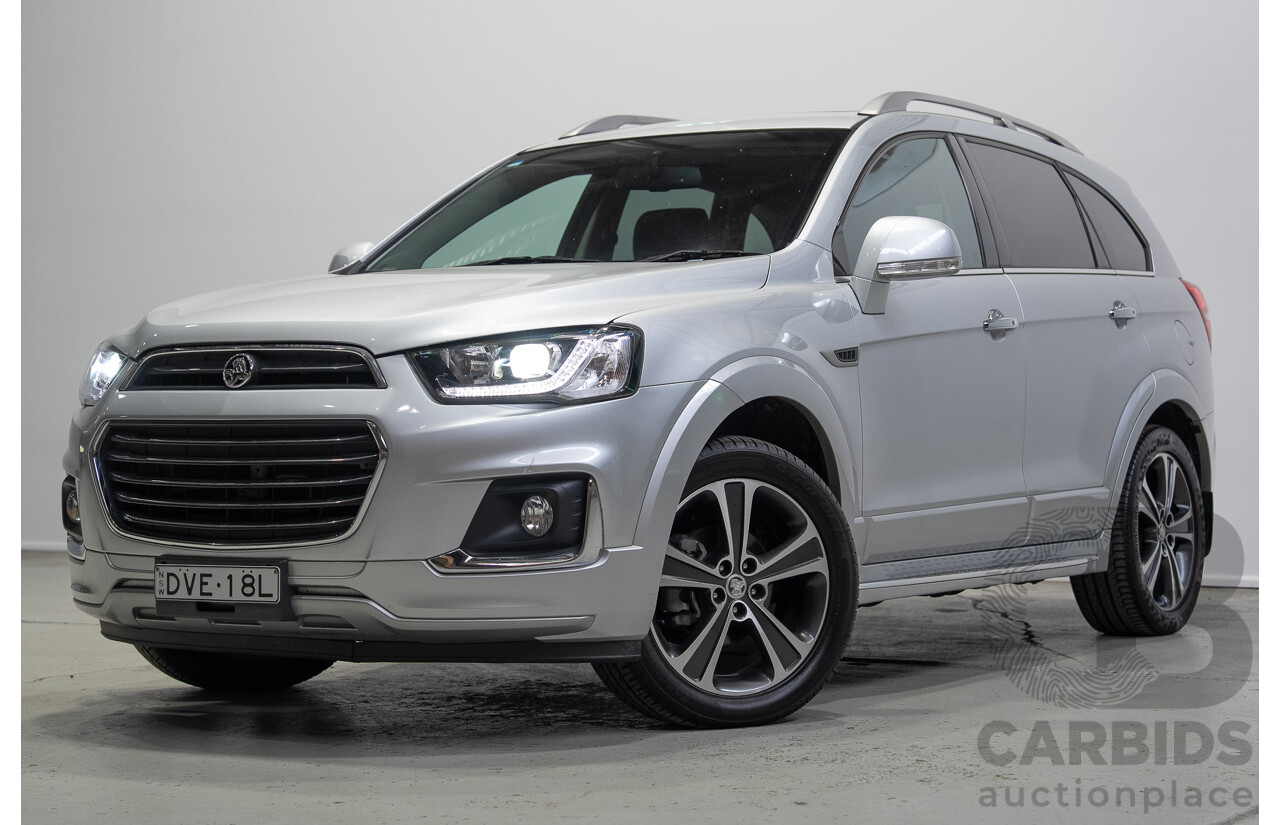 08/2017 Holden Captiva 7 LTZ (AWD) CG MY18 4d Wagon Nitrate Silver Metallic Turbo Diesel 2.2L