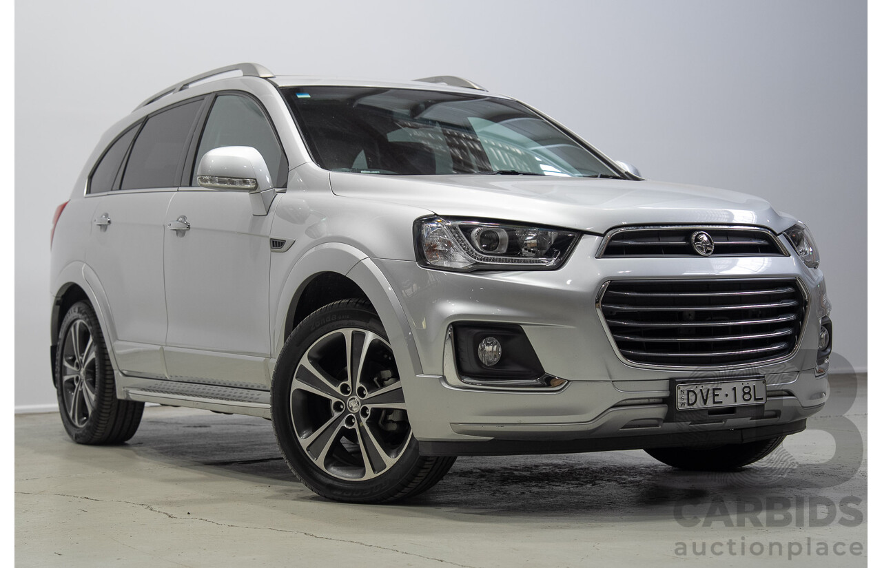 08/2017 Holden Captiva 7 LTZ (AWD) CG MY18 4d Wagon Nitrate Silver Metallic Turbo Diesel 2.2L