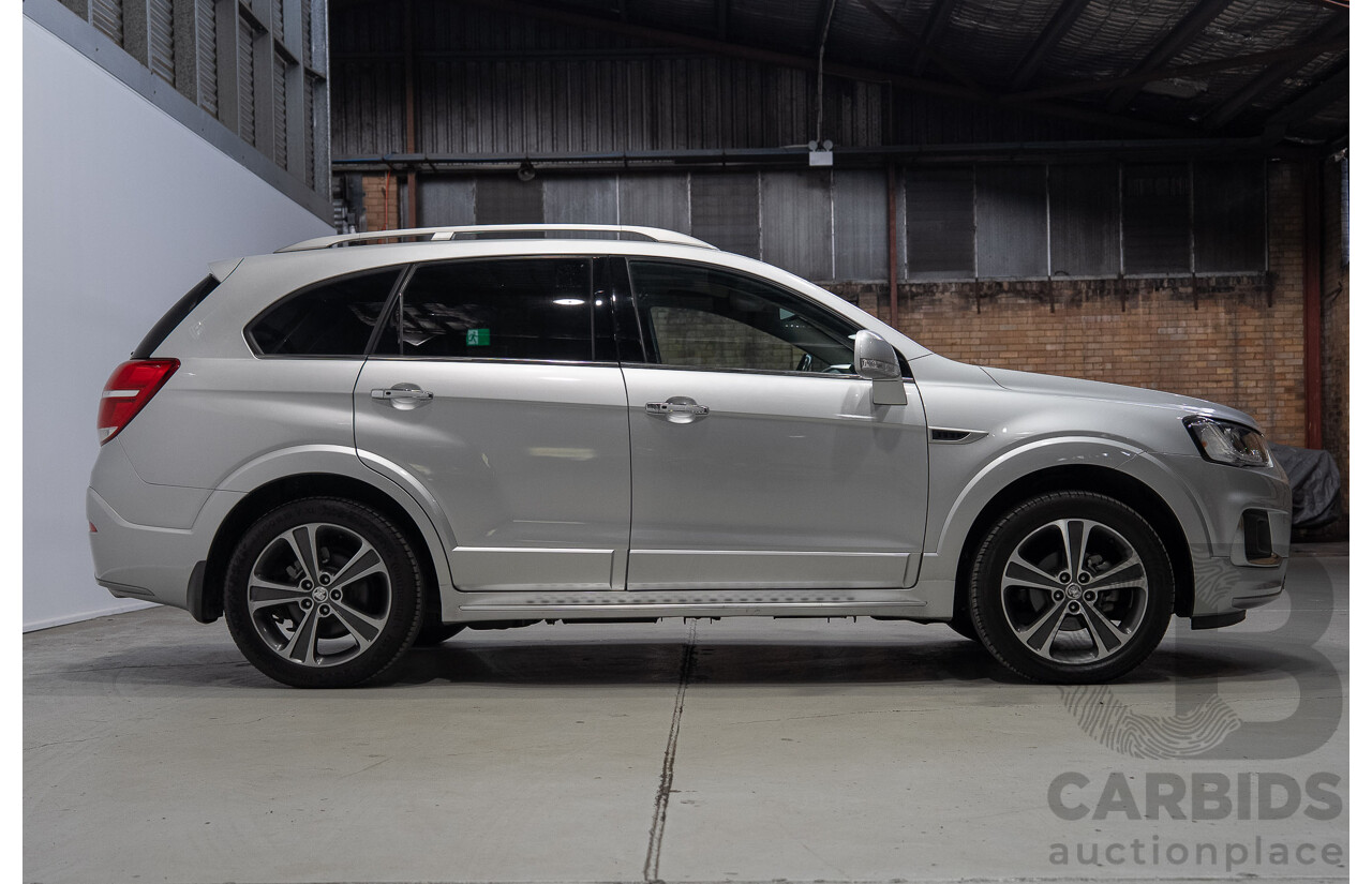 08/2017 Holden Captiva 7 LTZ (AWD) CG MY18 4d Wagon Nitrate Silver Metallic Turbo Diesel 2.2L